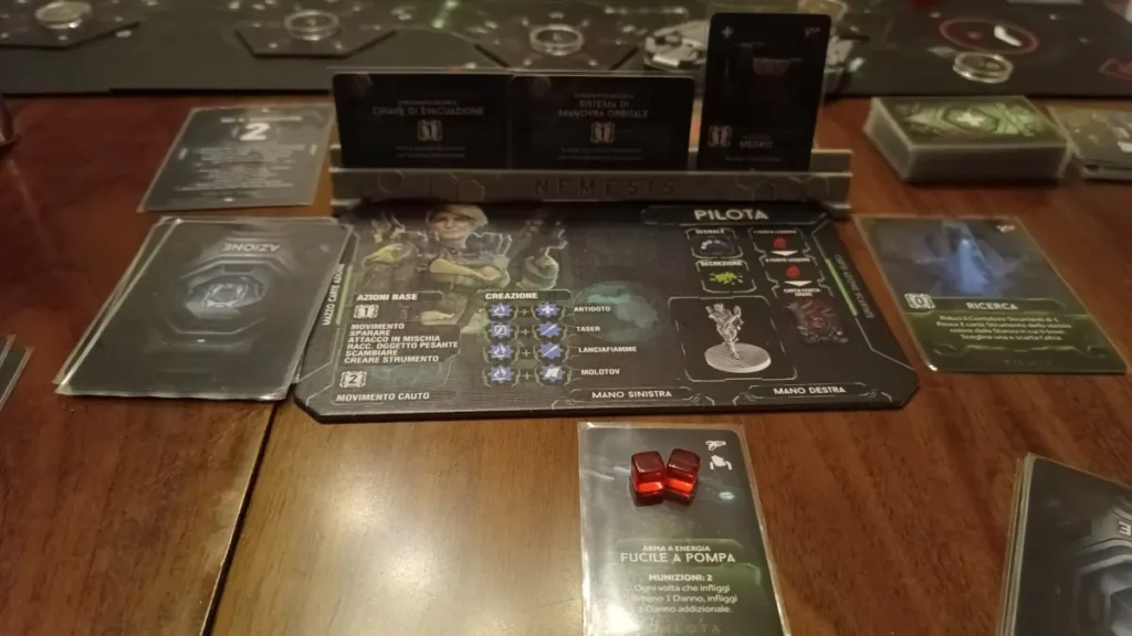 nemesis plancia del giocatore