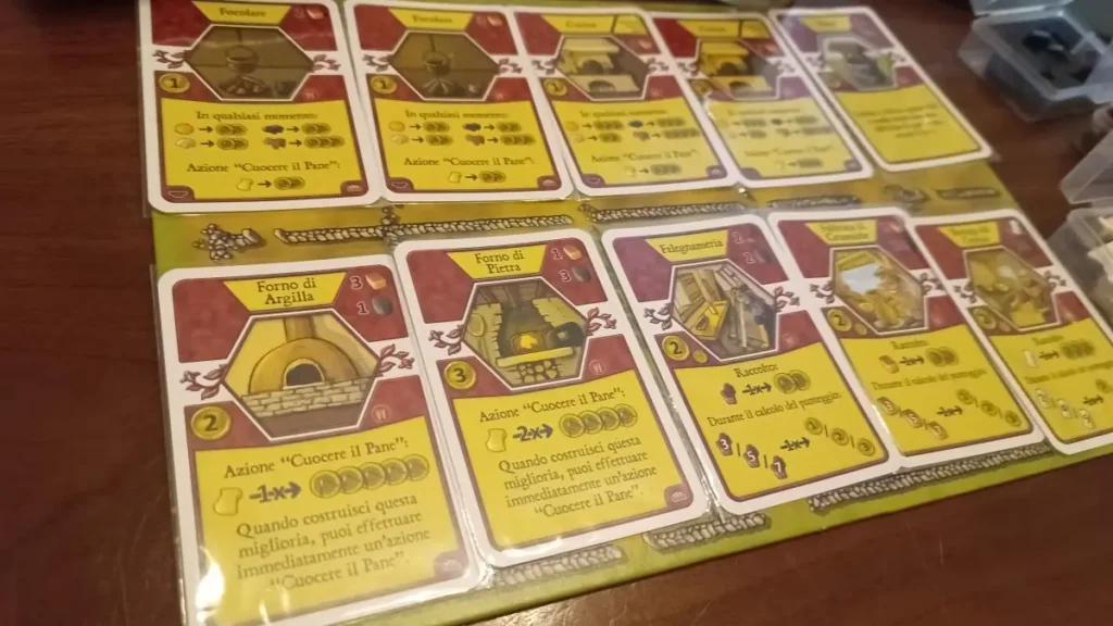 Carte da gioco di agricola